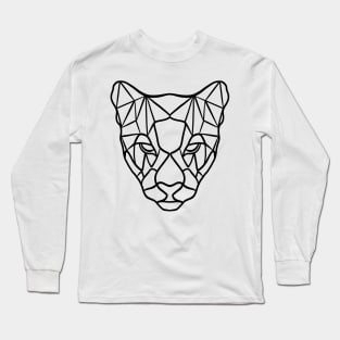 Line Art Wolf Long Sleeve T-Shirt